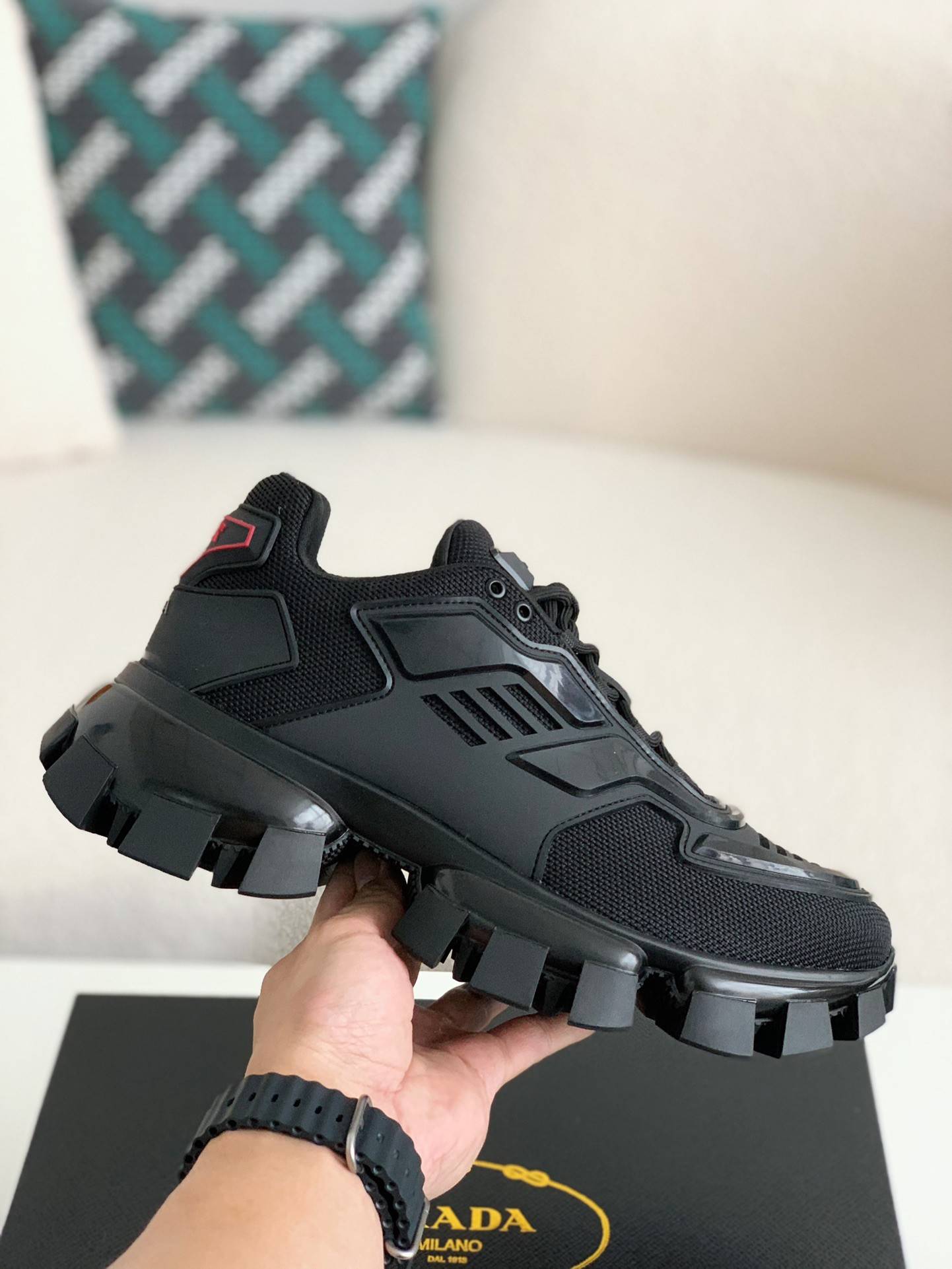 P*DA Cloudbus Thunder technology fabric sneakers