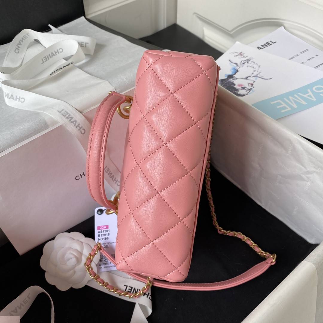 CH*EL23A Premium Handmade Sheepskin Portable Lunch Box Bag AS4201, Top Quality Size: 17 * 21 * 5.5
