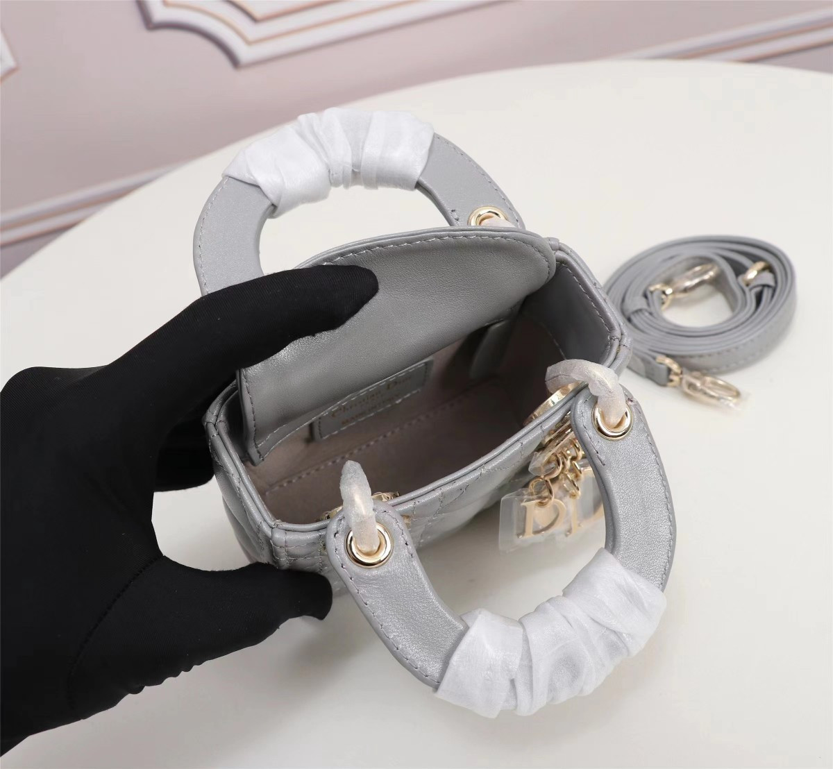 Lady Dior Micro Bag